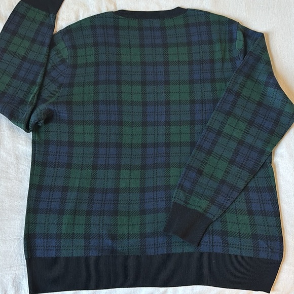 J.Crew sweater. Size L 100% cotton.
Men/unisex for an oversized look, Navy/green - Picture 5 of 6